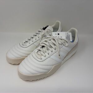 Adidas AW B-Ball Soccer Alexander Wang Men's Core White Leather Sneakers